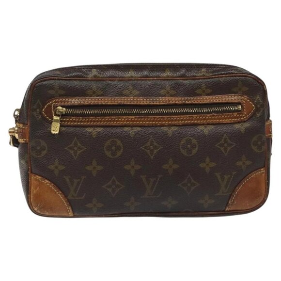 LOUIS VUITTON Monogram Marly Dragonne GM Clutch Bag M51825 LV Auth ep7830 - Picture 6 of 16